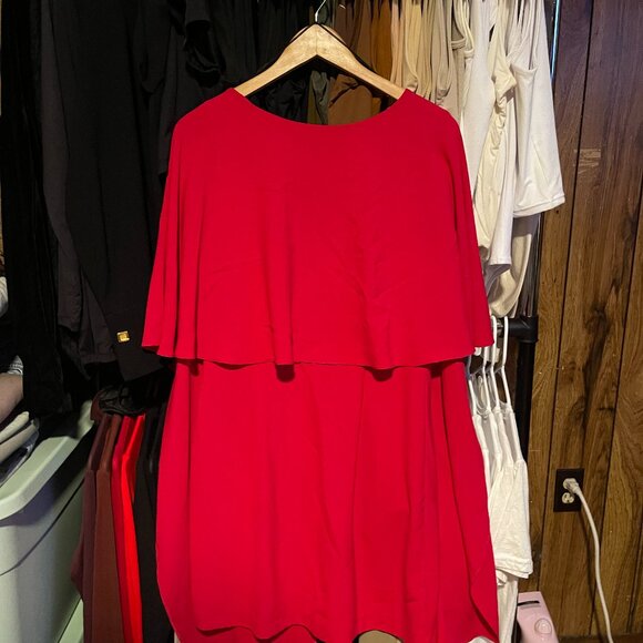 ZARA Batwing Midi Dress – Elegant Draped Silhouette (Size M) - Picture 1 of 2